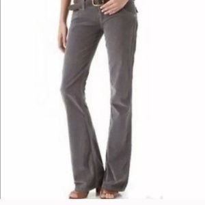 J.Crew Favorite Fit Gray Corduroy Pants Size 2R